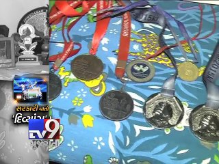 Disabled athlete wins laurels but awaits aid, Ahmedabad - Tv9 Gujarati