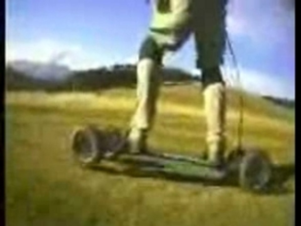 Descente en mountainboard aux Saisies