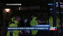 Sweden imposes ID checks at Danish border to stem migrant flow