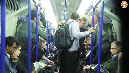 What a Brave Muslim Did When Beautiful Girl Harrased By A Man in Train . Proud  To Be Muslim