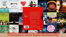 PDF Download  Additive Manufacturing Technologies Rapid Prototyping to Direct Digital Manufacturing Download Online