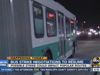 Valley metro bus strike negotiations to resume