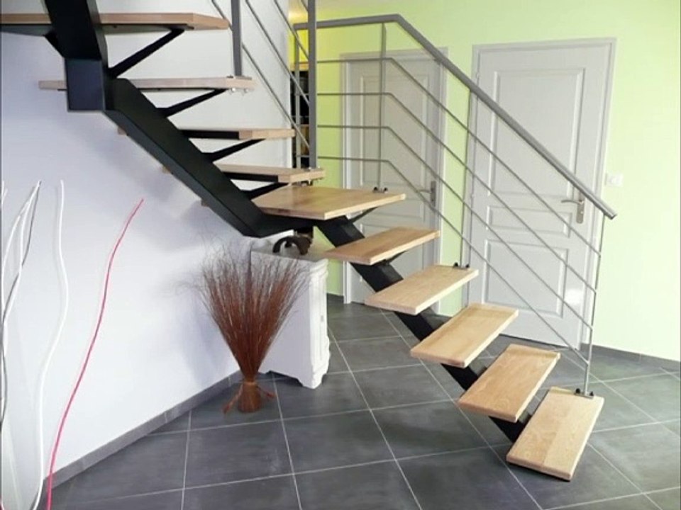 METAL ET CONCEPT - Escaliers à limon central