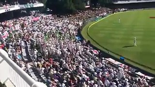 The amazing crowd at Newlands South Africa chanting Hashim Hashim and Moeen Moeen.