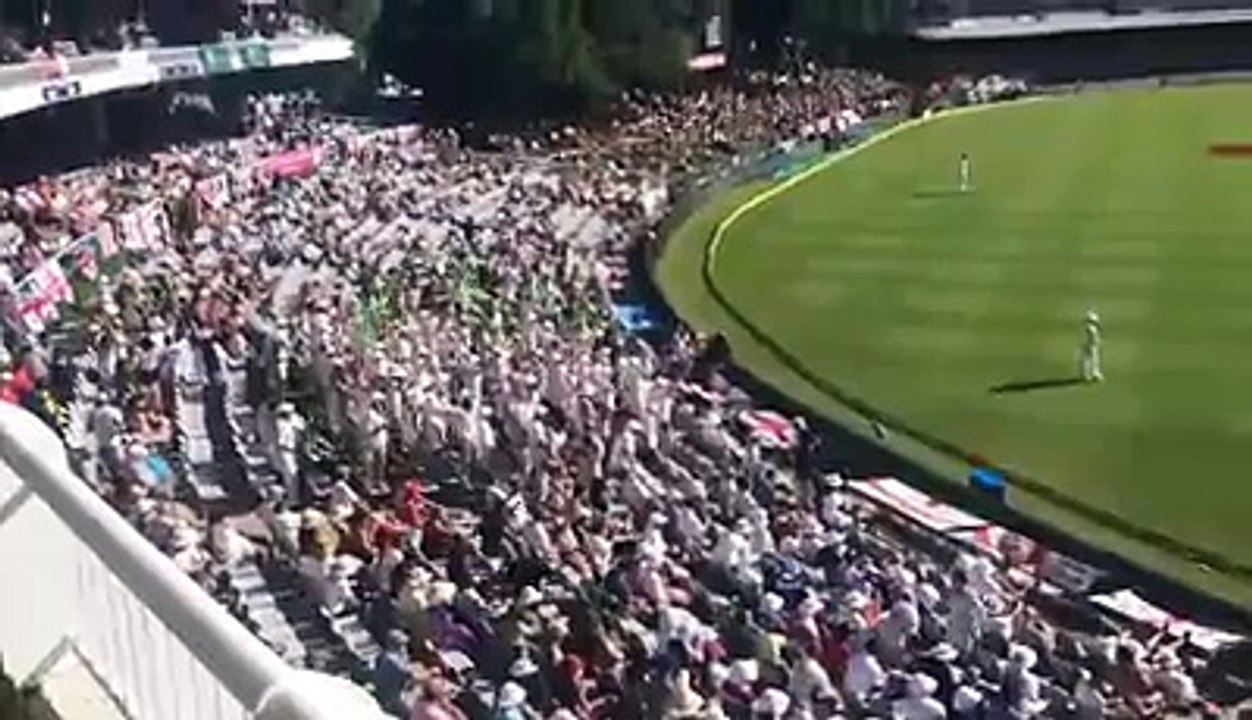 The amazing crowd at Newlands South Africa chanting Hashim Hashim and Moeen Moeen.