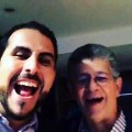 Ramos Allup celebró su elección como presidente de la AN bailando con el comediante Manuel Silva