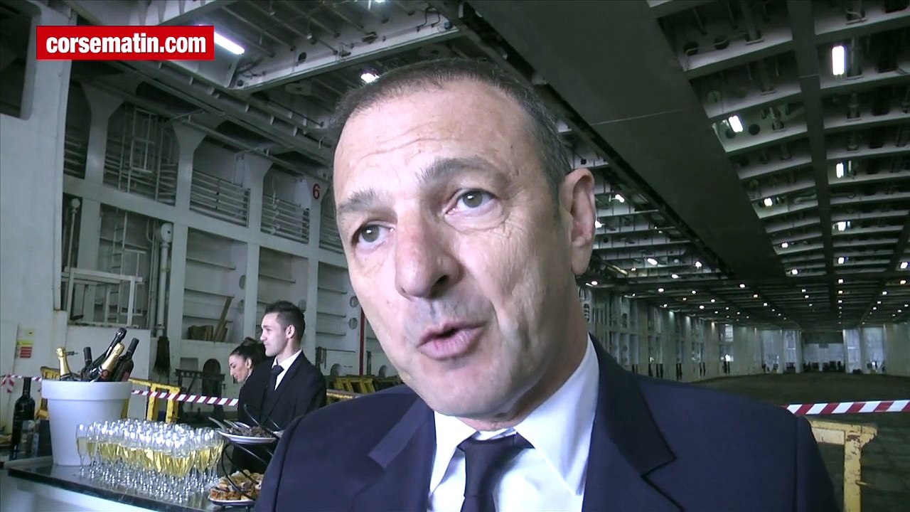 Corsica Linea inaugure sa ligne de fret à Bastia : François Padrona "c'est du 100% corse"