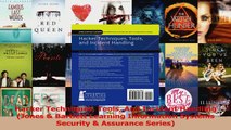 PDF Download  Hacker Techniques Tools And Incident Handling Jones  Bartlett Learning Information Read Online