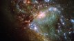 Hubble Telescope Captures Breathtaking Image of Two Galaxies Merging