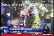 ECU 911 registra efectos de lluvias en Guayaquil y Durán