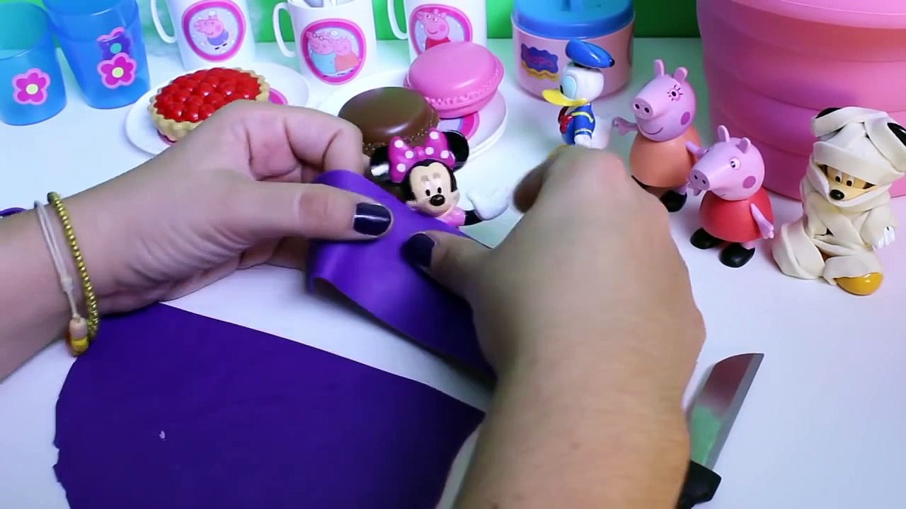 Halloween Peppa Pig Picnic Basket Play Set Mickey Mouse Play Doh Picnic Basket Cesta de Picnic