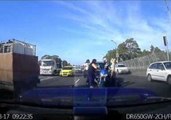Woman Apologizes Following Road Rage Incident Captured on Dashcam