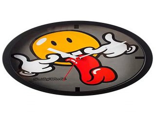 Недорогой подарок на все случаи жизни - Часы настенные Смайлик-дразнила в г. Тула