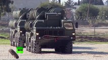 Russian S-400 defense missile system deployed in Syria
