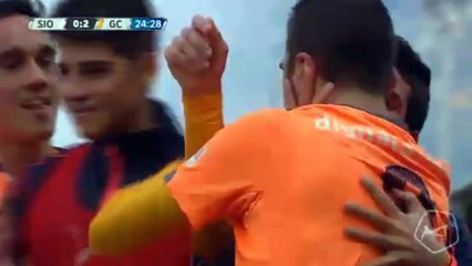 But de Munas Dabbur lors du match FC Sion - Grasshoppers