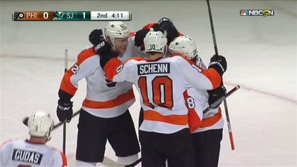 Giroux beats Jones right off the draw