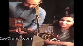 Mahira Khan Singing Barish Song from Ho Mann Jahan