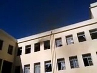 Des élèves ont incendié une classe - Lycée BenOthmane - 2013