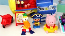 Peppa Pig Bath Toys set Pocoyo Summer Swimming Pool Party Squirters with George