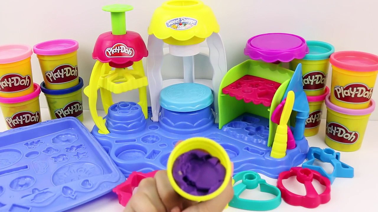 Play Doh Bakery playset Cupcake Cookies Swirl Lollipop, dough toy