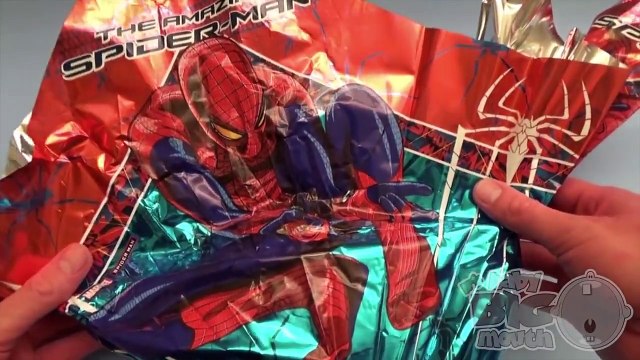Opening a Spider-Man Can Filled with Surprise Eggs and Huge JUMBO Surprise Egg!