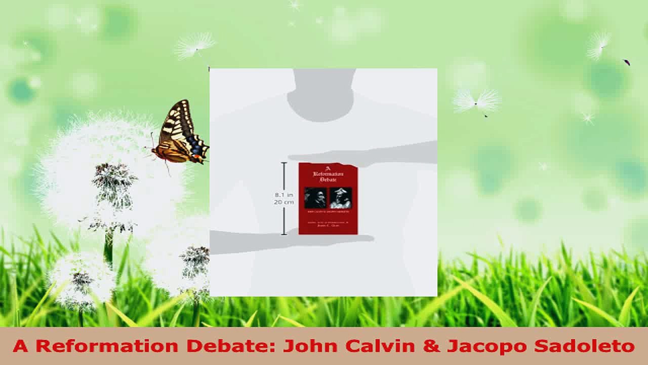Download  A Reformation Debate John Calvin  Jacopo Sadoleto PDF Free
