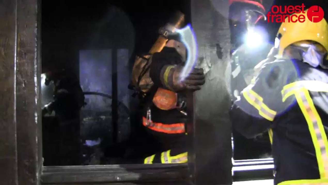 Saint-Brieuc : un squat ravagé par un incendie rue Fardel