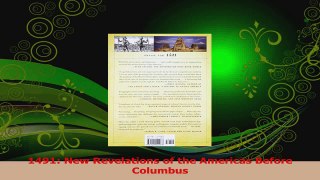 Read  1491 New Revelations of the Americas Before Columbus PDF Online