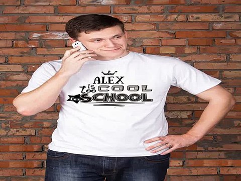 Самый популярный подарок на все случаи жизни - Футболка мужская с вашим текстом Too cool for school в г. Тула