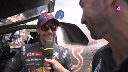 VIDEO. Sébastien Loeb surpris mais heureux après sa victoire !