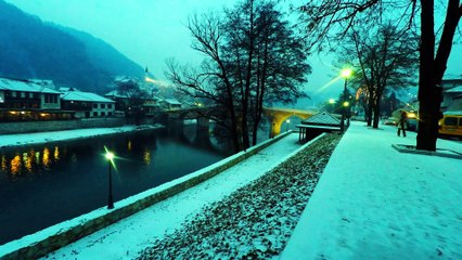 Prvi snijeg u Konjicu 2016. (HD)