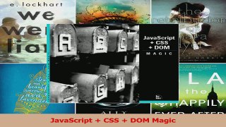 PDF Download  JavaScript  CSS  DOM Magic Download Full Ebook