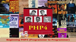 PDF Download  Beginning PHP4 Programmer to Programmer PDF Online