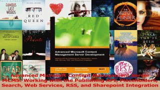 PDF Download  Advanced Microsoft Content Management Server MCMS Working with the Publishing API Read Full Ebook