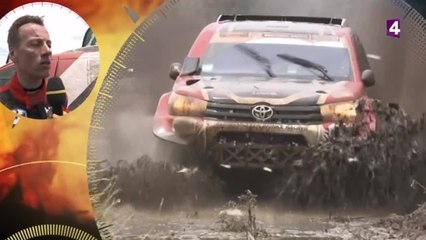 VIDEO. Bernhard Ten Brinke (Toyota), premier à affronter les bourbiers