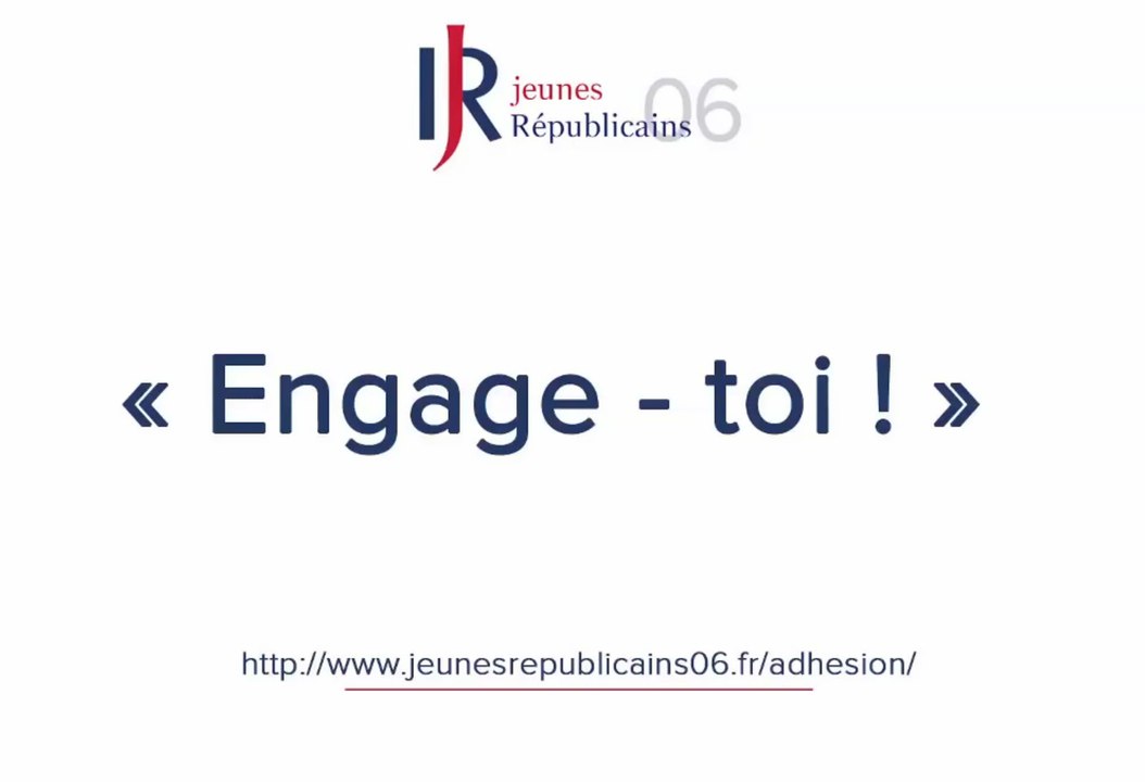 «Engage-toi» Les Jeunes Républicains 06