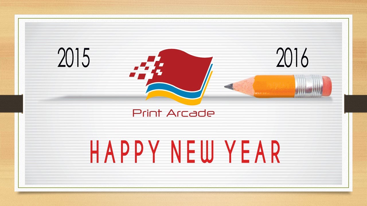 Happy 2016 New Year - Best Wishes by Print Arcade Canvas Prints Australia