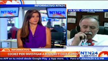 Hay indicios graves para investigar a Nicolás Maduro y Cilia Flores por blanqueo de capitales: Guillermo Cochez a NTN24