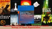 PDF Download  Regenerative Medicine  from Protocol to Patient Biology of Tissue Regeneration PDF Online
