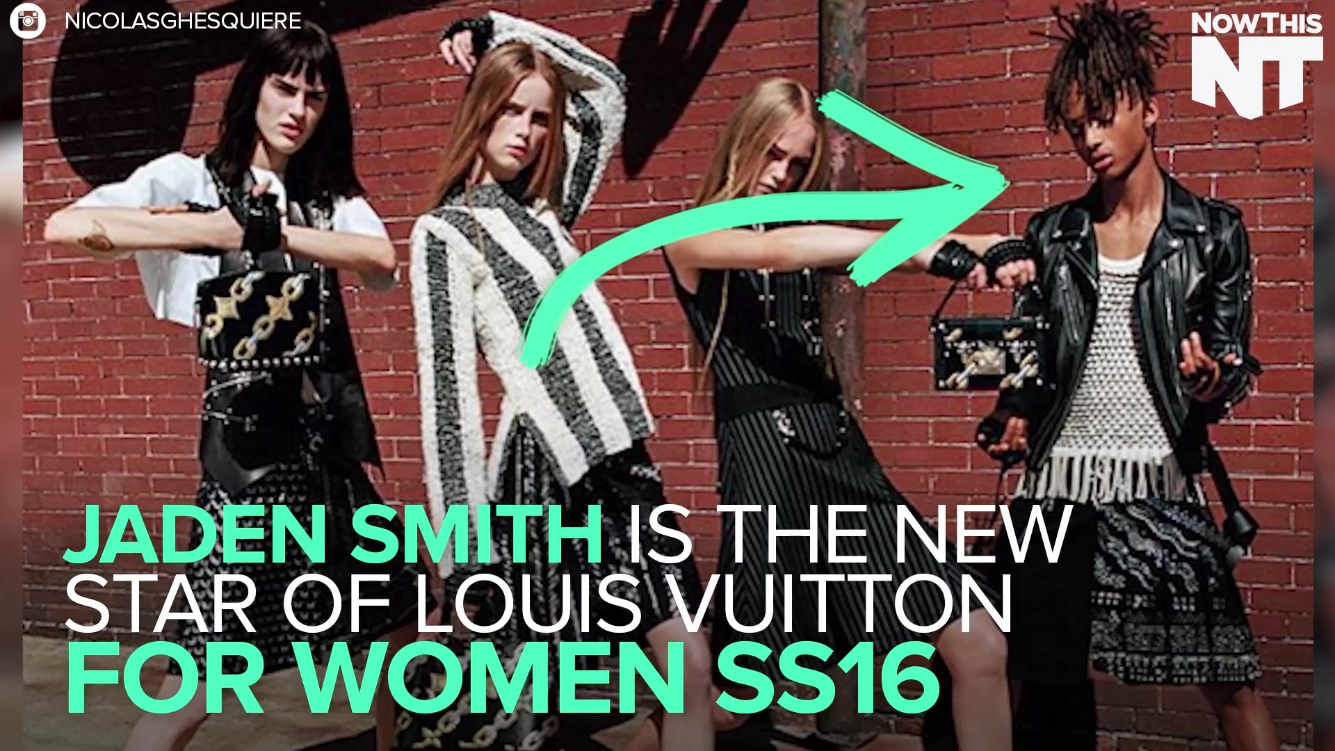 Jaden Smith Is Starring In A Female Fashion Campaign For Louis Vuitton -  video Dailymotion