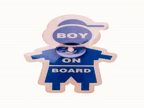 Приличный подарок на все случаи жизни - Знак автомобильный Мальчик в машине в г. Омск