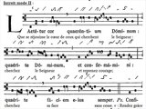 Introitus gregorian 'Laetetur cor', Dominica IV T.p.A. (4è dimanche TO), Feria V post Dom. IV Quadragesimae