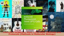 PDF Download  Induced Pluripotent Stem iPS Cells Methods and Protocols Methods in Molecular Biology Read Online