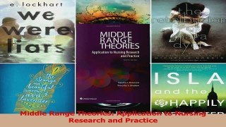PDF Download  Middle Range Theories Application to Nursing Research and Practice PDF Online