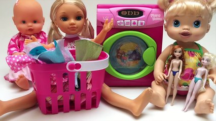 Disney Frozen Blanchisserie Station De Jeux Play@Home Machine À Laver Jouet Appareils Électroménagers De Poupées Baby Alive
