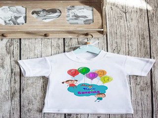 Купил отличный подарок на именины - Футболка детская с вашим текстом 1 июня в г. Иркутск