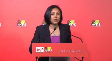 Point presse de Corinne Narassiguin - 4 janvier 2016