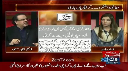 AKD ka khilaf tehqiqat start hogae hain ab - Shahid Masood