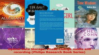 PDF Download  Optical Data Storage Phasechange media and recording Philips Research Book Series Read Online