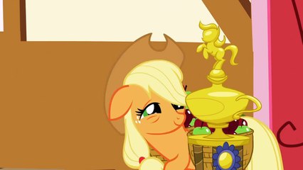 Pinkie & AJ Woohing At A Trophy - My Little Pony: Friendship Is Magic - Season 1